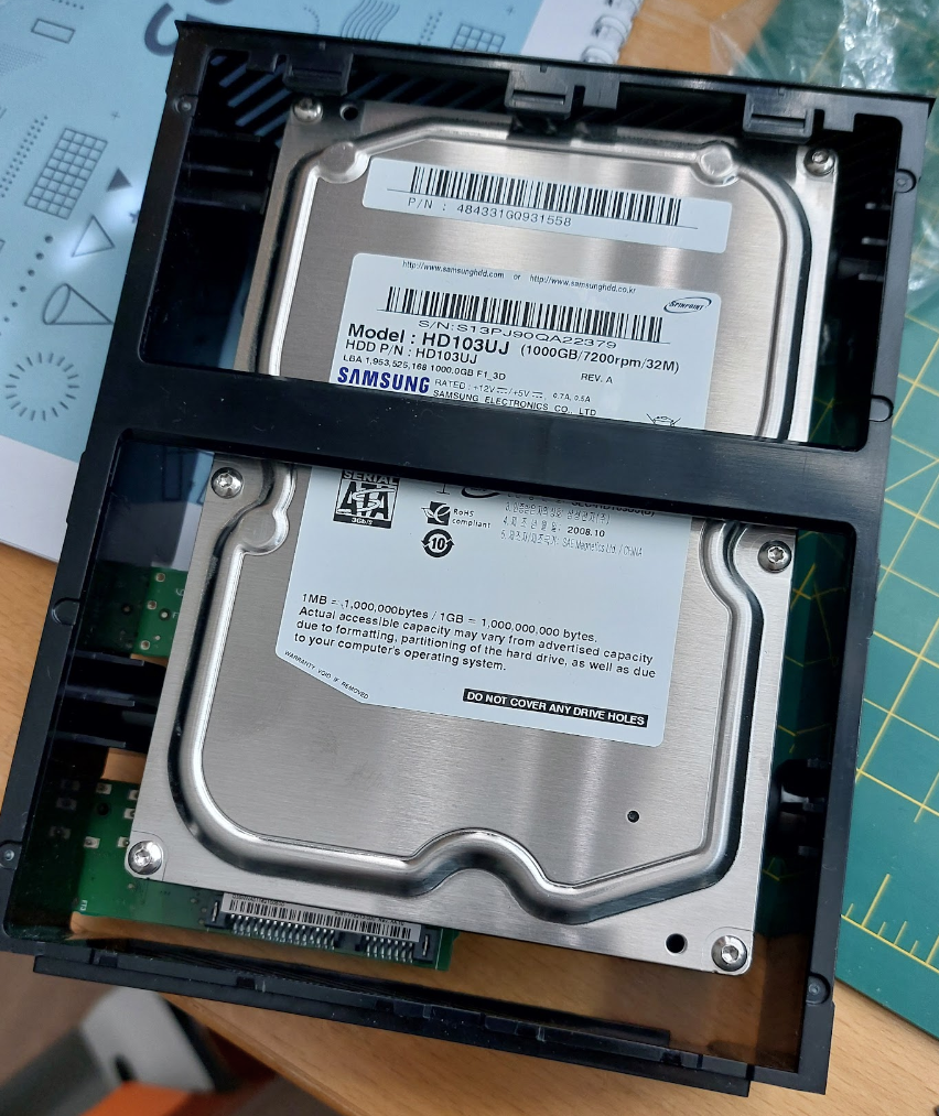 Samsung HDD in WD MyBook enclosure