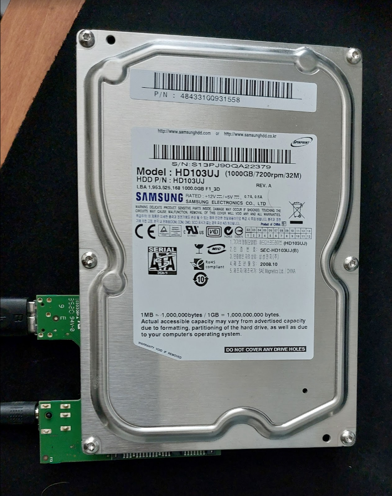 Ohjainkortti kytkettynä