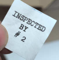 inspected by 2 lappu